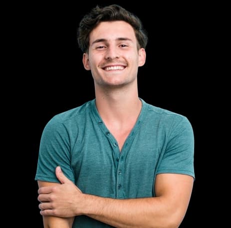 Person ready to begin online psychology